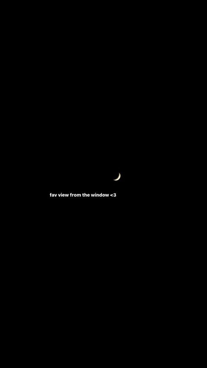 the moon is seen in the dark sky with an inscription below it that reads,'fv view from the window 32 '