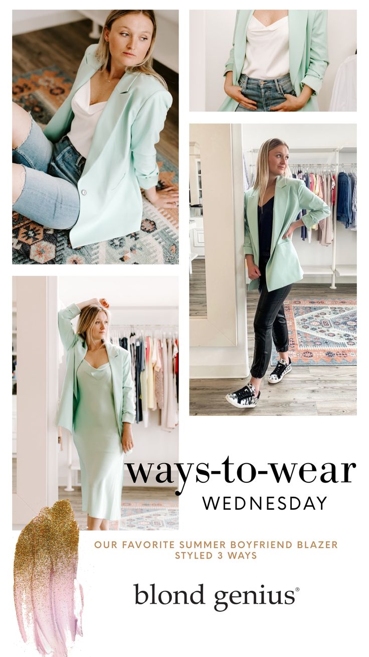 Ways to Wear a boyfriend blazer, how to style mint green, how to style a mint jacket, sea foam green, Aqua Mint Blazer Outfit Work Wear, Mint Color Blazer Outfit, Aqua Blazer Outfit, Mint Blazer Outfits For Women, Mint Green Blazer Outfits For Women, Pastel Green Blazer Outfit, Light Green Jacket Outfit, Mint Green Jacket Outfit, Mint Jacket Outfit