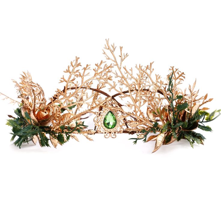 PRICES MAY VARY. PACKAGE: This king flower crown pack includes one men’s crown MATERIAL: This leaf elf crown is made of artificial leaves and metal frame, which is very sturdy and comfortable to wear. The size is universal, and this crown is suitable for both men and women, even toddlers UNIQUE DESIGN: This impressive fairy crown with twigs and branches twisted together, is very gorgeous and natural, which can give you a feeling where you walk in a foggy wood and be the king of this forest. This Forest King Crown, Fairy Queen Aesthetic, Forest Veil, Woodland Headpiece, God Cosplay, Woodland Fairy Crown, Wedding Flower Crowns, Elf Forest, Fairy Flower Crown