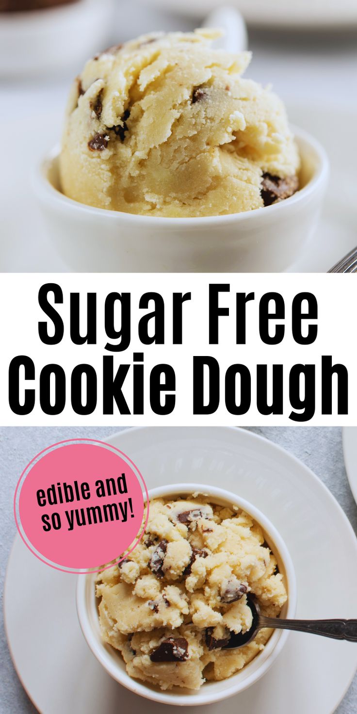 sugar free cookie dough Keto Edible Cookie Dough, Quick Healthy No Bake Desserts, Low Calorie Edible Cookie Dough, Sugar Free Cookie Dough, Sugar Free Edible Cookie Dough, Healthy No Sugar Snacks, Zero Sugar Desserts, Low Sugar Cookie Dough, Low Calorie Cookie Dough