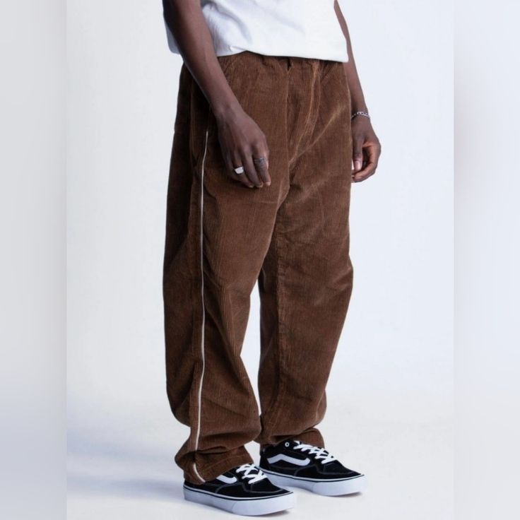 Stussy Corduroy Relaxed Pant *Nwt In Original Shipping Wrap* Color: Brown Size: Xl Style# 116528 Dead Stock Corduroy Pant, Corduroy Bottoms For Fall Streetwear, Brown Bottoms For Winter Streetwear, Fall Streetwear Corduroy Bottoms, Winter Corduroy Bottoms For Streetwear, Wide Leg Corduroy Bottoms For Streetwear, Winter Corduroy Pants For Streetwear, Winter Streetwear Corduroy Bottoms, Casual Brown Corduroy Bottoms