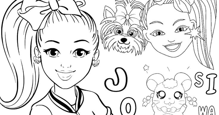 coloring pages for girls with cartoon faces