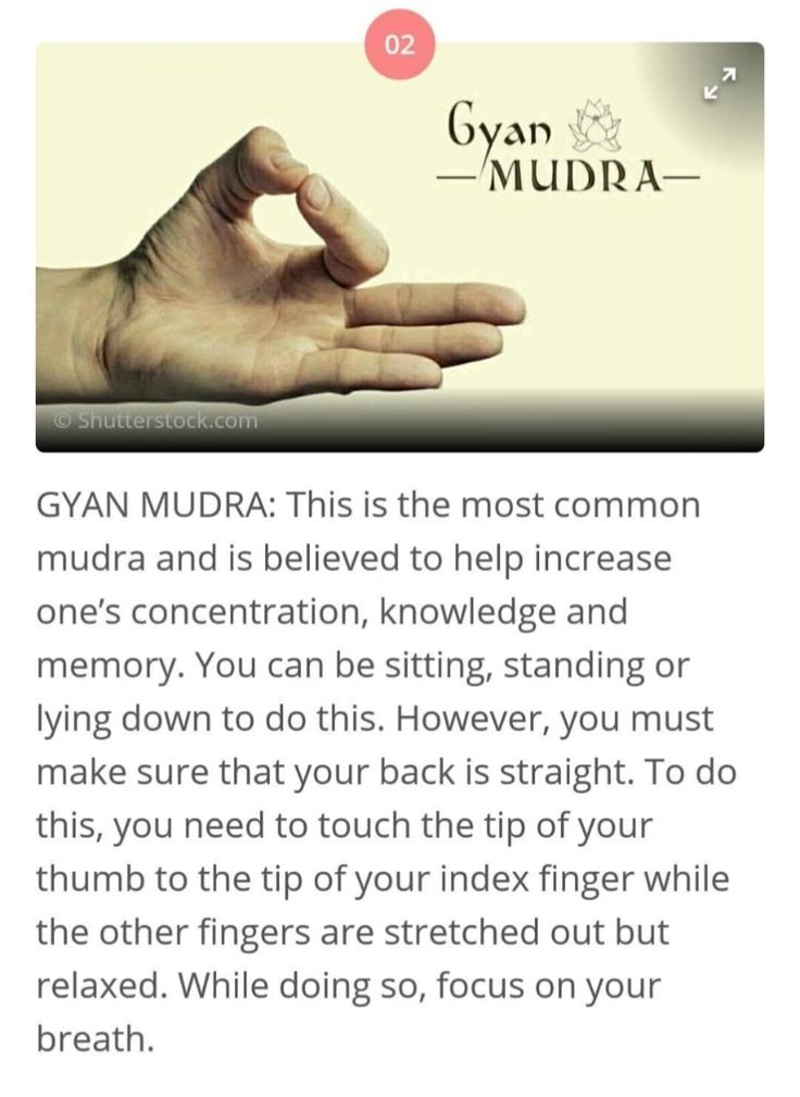 an image of a hand with the words gyan mudra written on it,