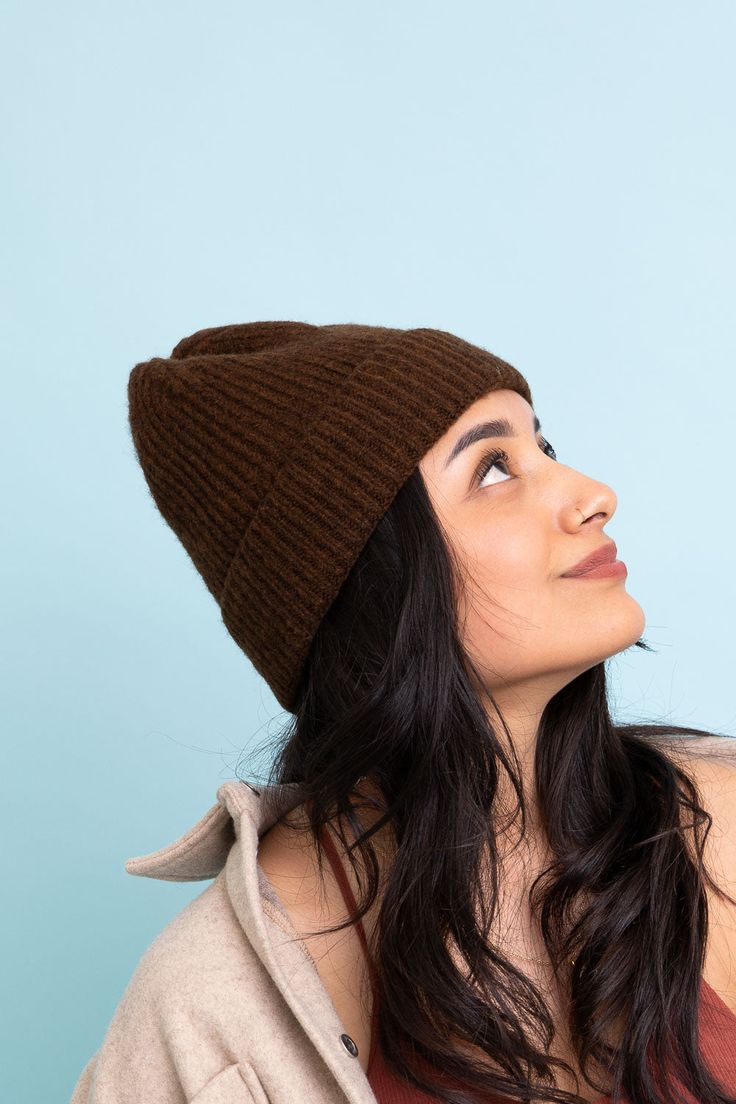 Looking for a cute and comfy beanie to keep you warm this winter? Look no further than our Rib Knit Cuffed Beanie! This beanie is made of a soft rib knit fabric and features a cute cuff detail. It's perfect for everyday wear, whether you're running errands or heading to the ski slopes. And because it's available in a variety of colors, you're sure to find one that's perfect for your style. So don't wait any longer, grab our Rib Knit Cuffed Beanie today! #lovemyleto 100% Acrylic Imported Brown Knit Beanie, Ribbed Beanie Hats For Fall, Ribbed Beanie For Fall, Cozy Knit Bonnet For Fall, Fall Cozy Knit Bonnet, Trendy Warm Brown Beanie, Cozy Knit Bonnet, Brown Soft Knit Beanie For Fall, Cozy Ribbed Hat For Everyday