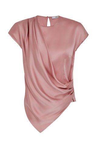 Loungewear Capsule, Fashion Tops Blouse, Chic Blouses, Satin Top, Fashion Details, Fashion Tops, Couture Fashion, Moda Operandi, Silk Satin