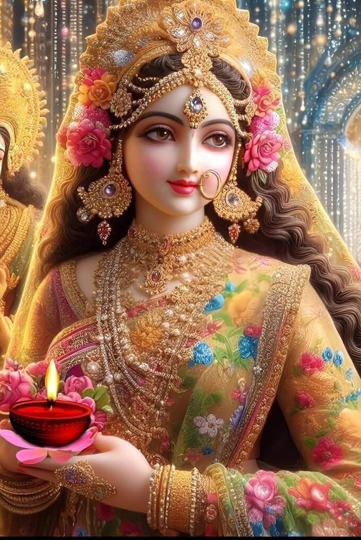 Bhagwan Images, Maha Laxmi, Krishna Pic, Saraswati Picture, Navratri Wallpaper, Heaven Paradise, Lakshmi Photos, Golden Palace, Radha Beauty