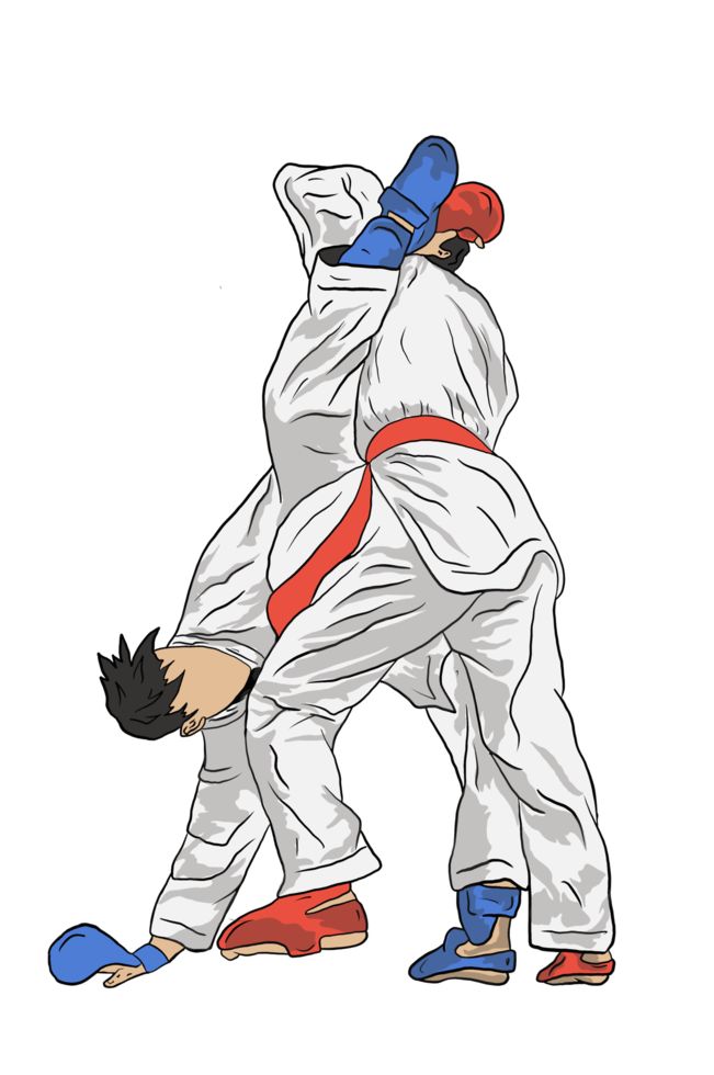 illustration of taekwondo kick pose Kick Pose, Taekwondo Kick, Judo, Taekwondo, Free Png, Karate, Martial Arts, Art Images, Illustration Art