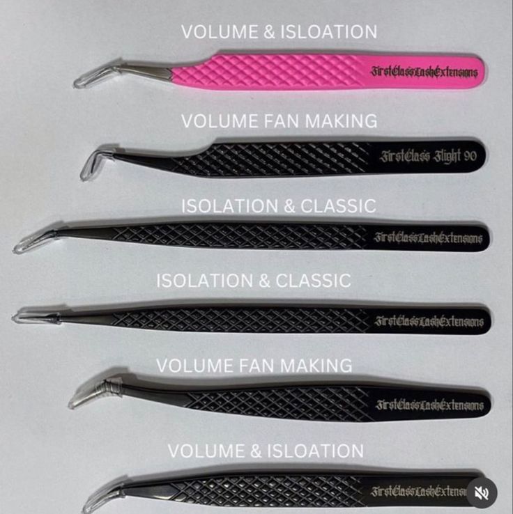 Different Lash Tweezers, Best Lash Tweezers, Lash Extensions Needs, Lash Tech Tweezers, Tweezers For Eyelash Extensions, Lash Tech Motivation, Travel Lash Tech, Lash Supply List, Lash Tech Essentials List