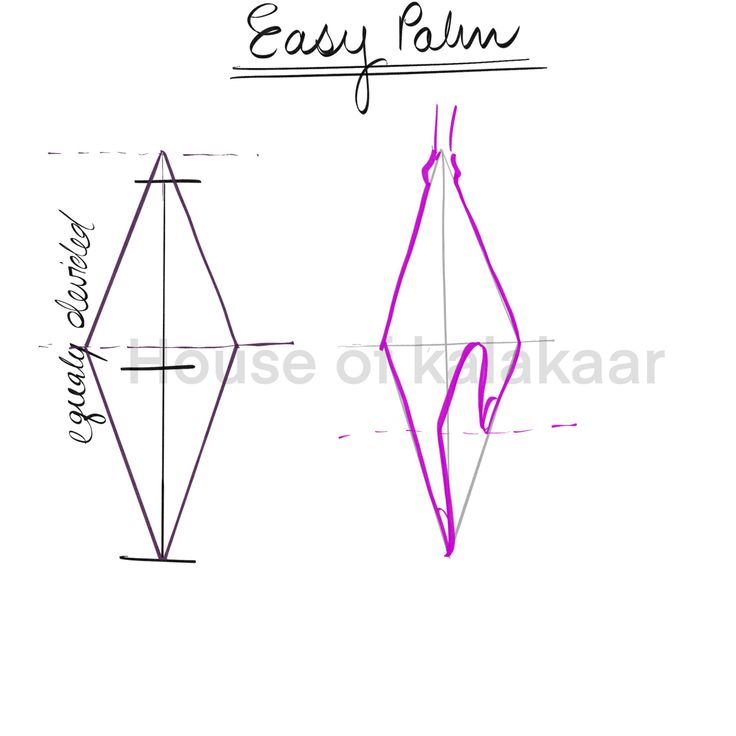 an image of two different shapes that are easy to draw