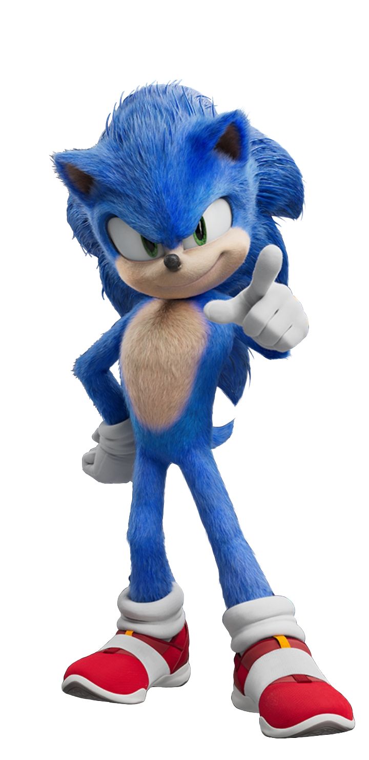 sonic the hedge is standing in front of a white background