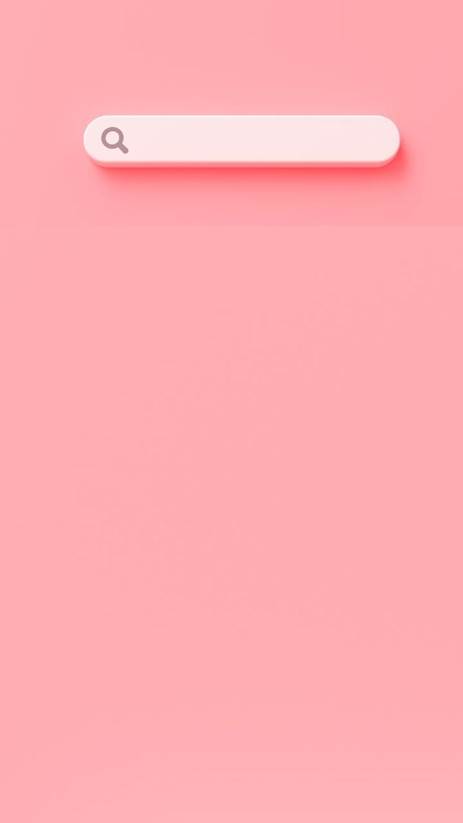 a pink background with a white bar on the left and an q on the right