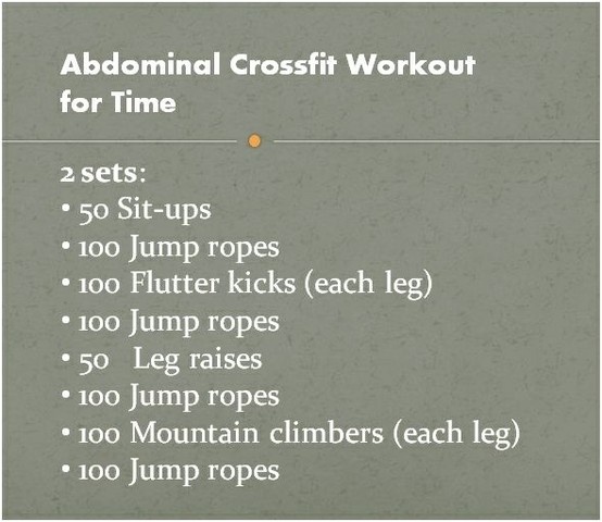 an image of a crossfit workout plan