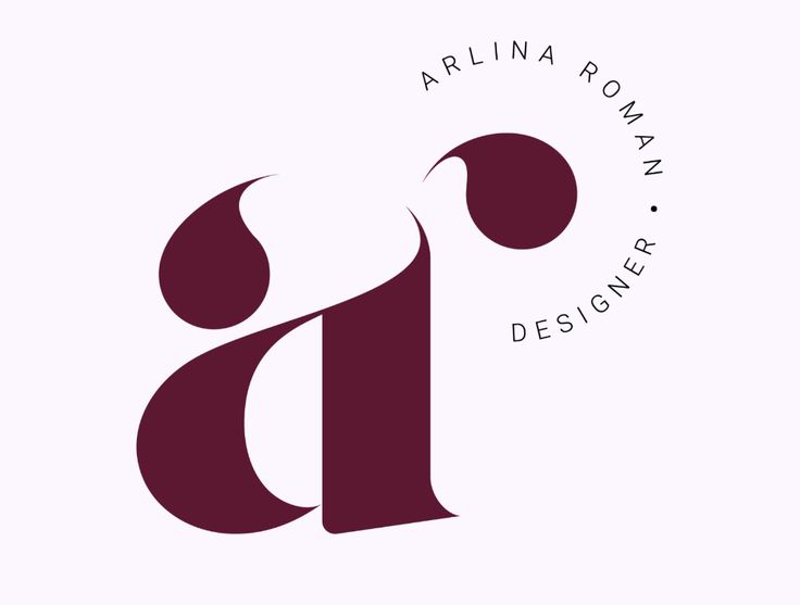 the logo for aria roman designs