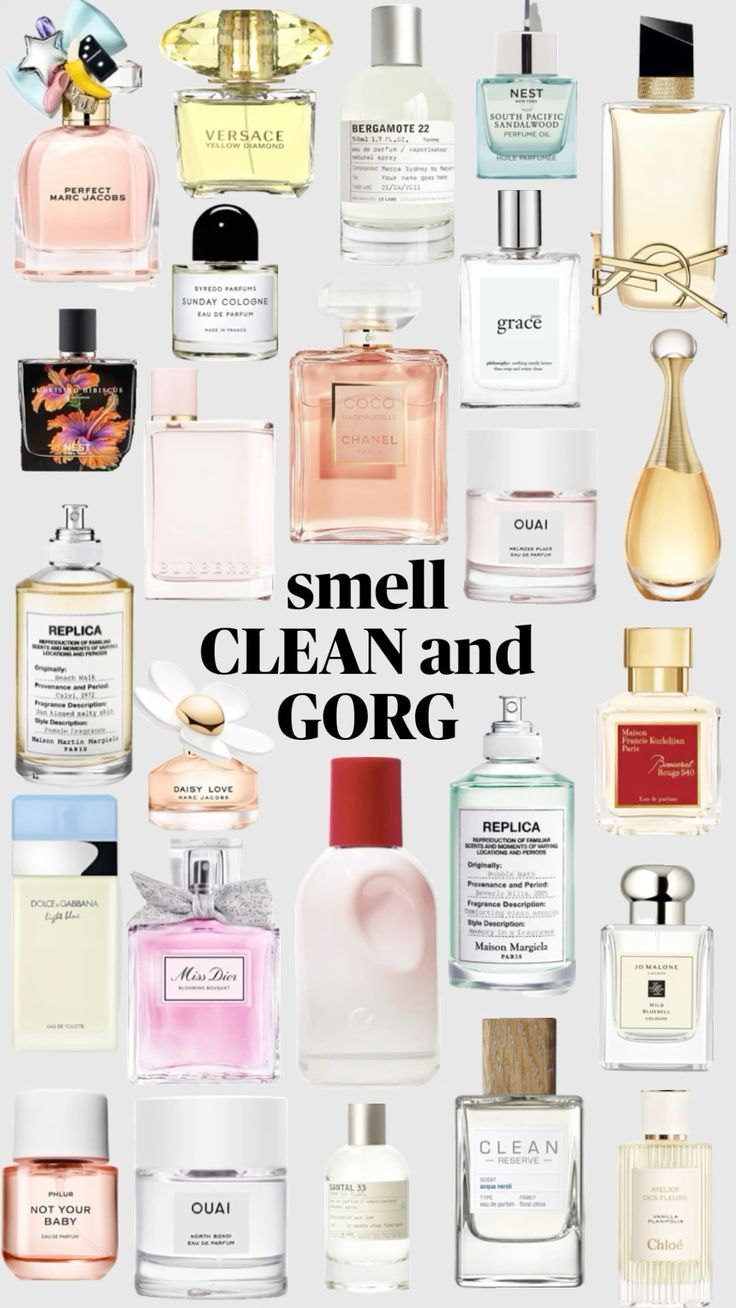 Clean Girl Perfume, Kate Spade Perfume, Perfume Clean, Good Girl Perfume, Smell Clean, Girl Perfume, Fragrance Lab, Clean Perfume, Fresh Perfume