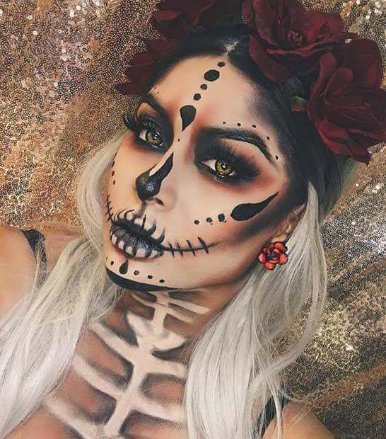 Horror Smink, Nem Halloween Makeup, Makijaż Sugar Skull, Mac Donalds, Extreme Make-up, Maquillage Halloween Simple, Halloween Makeup Sugar Skull, Make Up Diy, Makeup Zombie