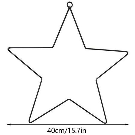 a large star is shown with measurements for the size and shape, as well as its height