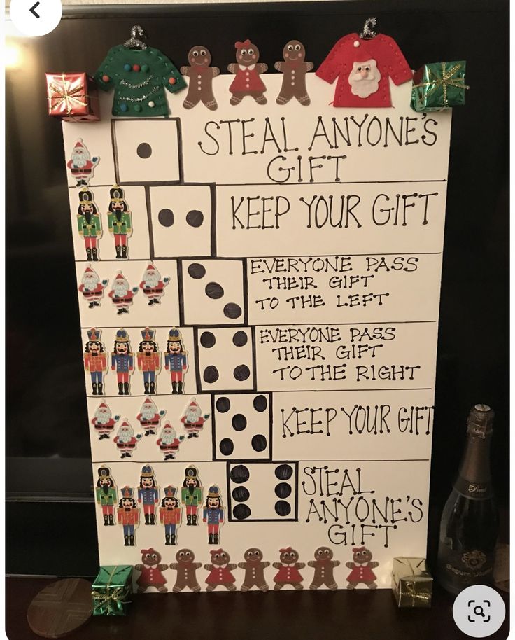 a sign that says steal anyones gift keep your gift