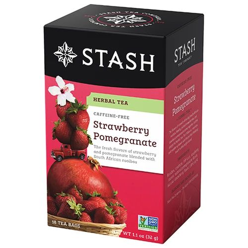 stash strawberry pomegranate tea box