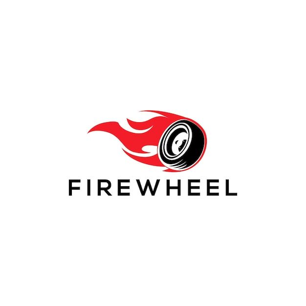 the logo for firewheel is shown in red and black, with flames coming out of it