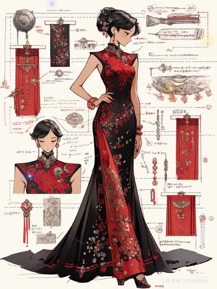 Fancy Chinese Dress, Elegant Chinese Dress, Chinese Inspired Prom Dress, Formal Chinese Dress, Mulan Inspired Dress, Chinese New Year Qipao, Qipao Prom Dress, Imperial China Fashion, Chinese Traditional Accessories