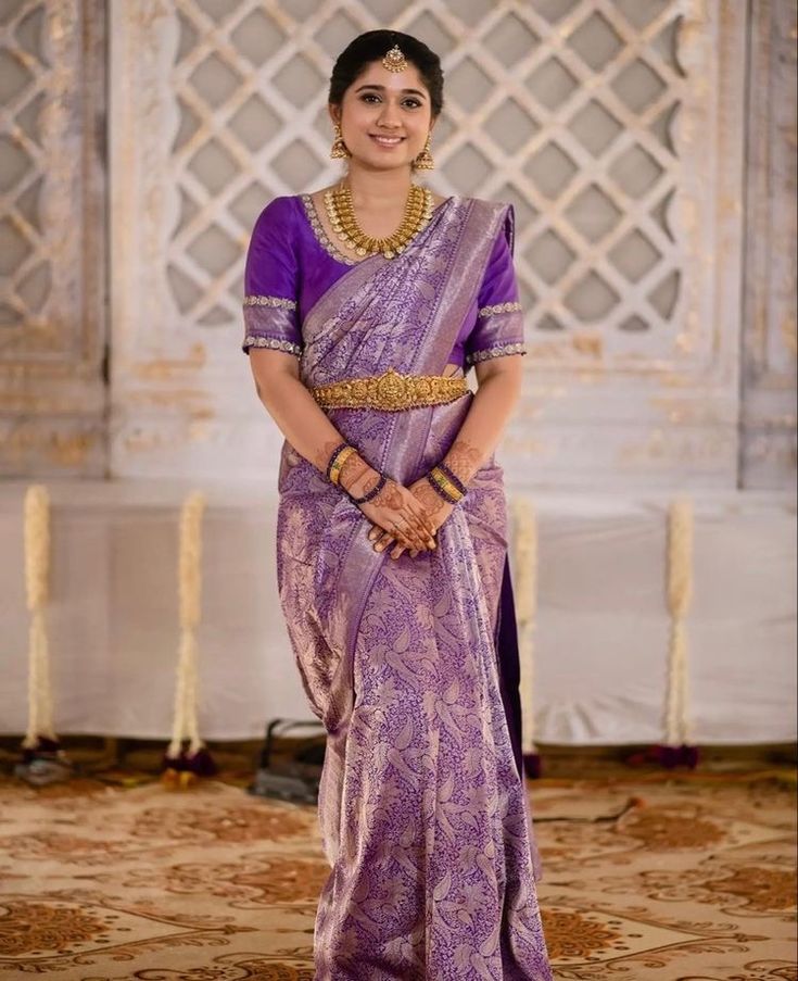 Purple Colour Pattu Sarees, Lavender Colour Silk Saree, Purple Color Pattu Saree, Violet Pattu Saree, Lavender Kanchipuram Saree, Benaras Georgette Sarees, Purple Kanchipuram Saree, Benaras Sarees, Violet Saree