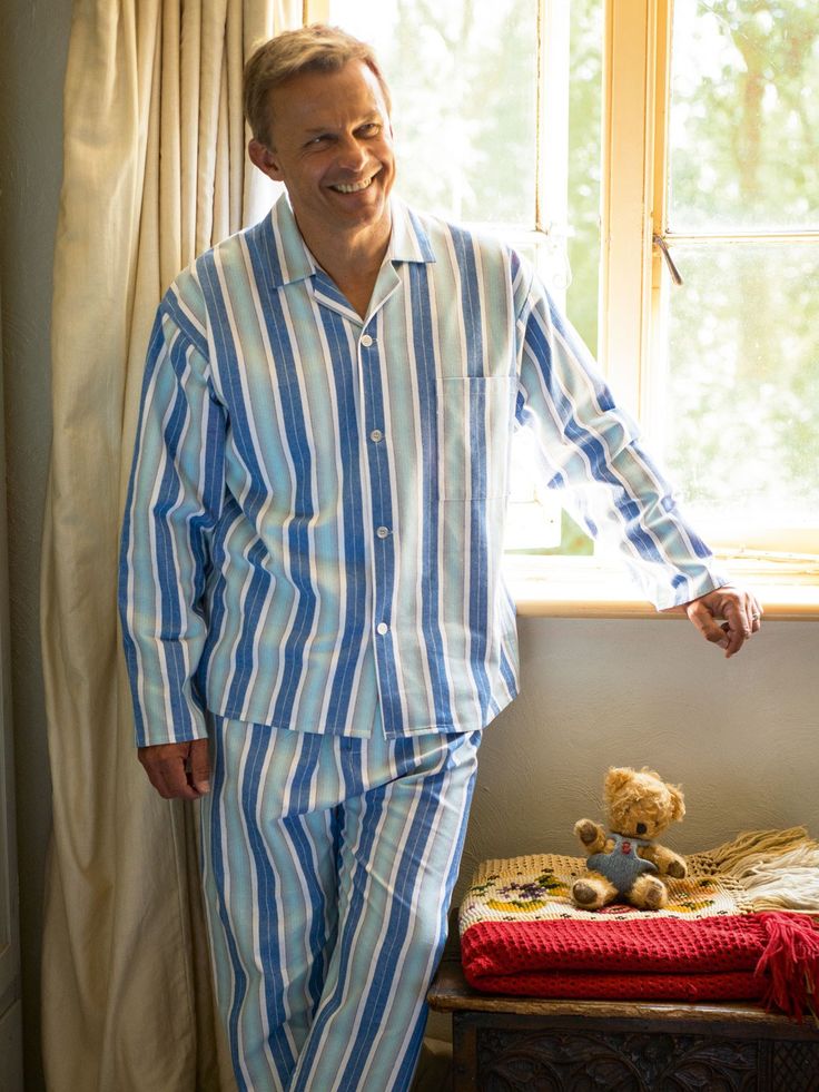 ie-Cord Traditional Pyjamas Men Pyjamas, Men's Sleepwear & Loungewear, American Bedroom, Mens Pyjamas, Pajamas Men, Men's Loungewear, Men's Sleepwear, Mens Pjs, Men Nightwear