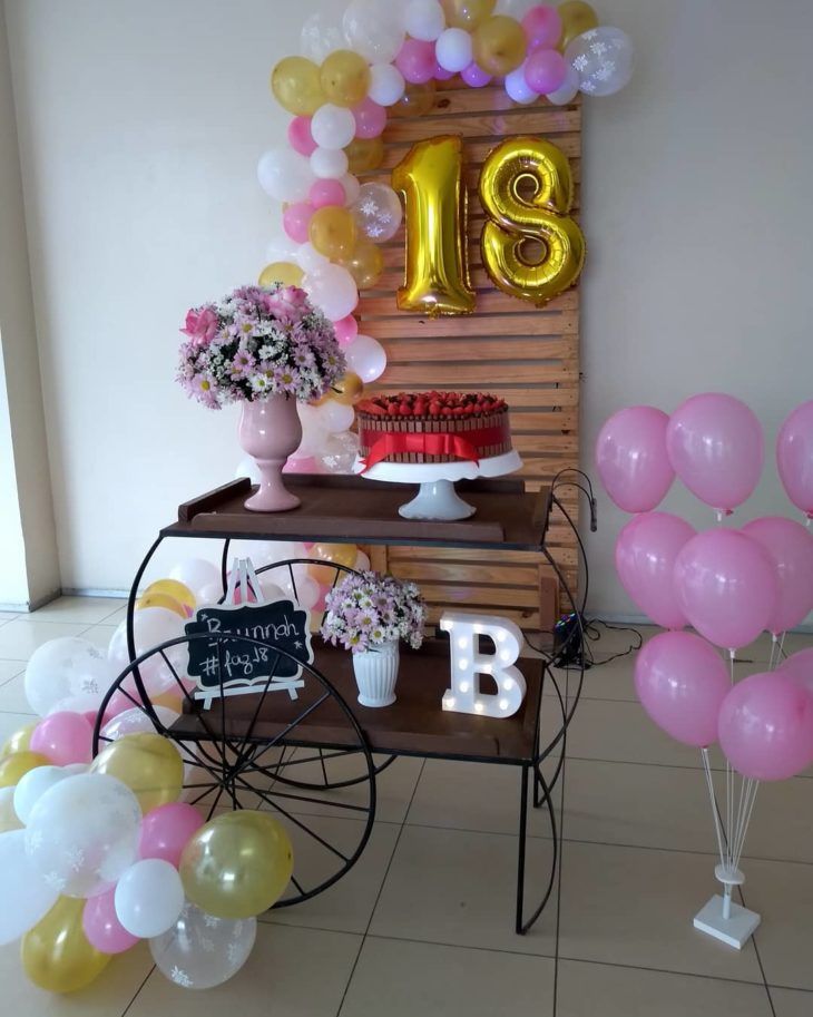 Festa de 18 anos: temas e ideias incríveis para jovens de todos os estilos 18th Party Ideas, Jasmine Birthday, Birthday Goals, Princess Birthday Cake, Birthday Gifts For Boyfriend Diy, Balloon Stands, Birthday Centerpieces, 19th Birthday, Birthday Party Balloon