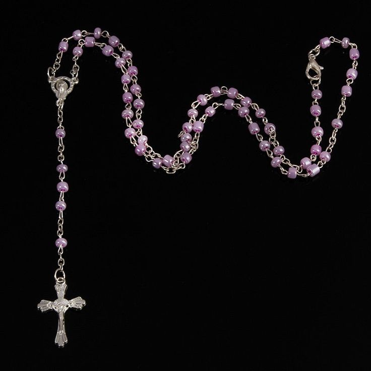 Small 4mm Glass Rosary Necklace with Gold Beads and Heart Shaped Pendant Chain with Cross Christian Church Prayer OrnamentsModel Number:32881211008 Purple Round Beads Jewelry For Valentine's Day, Purple Round Bead Jewelry For Valentine's Day, Valentine's Day Beaded Chain Jewelry With Round Beads, Silver Jewelry With 8mm Beads For Valentine's Day, Silver 8mm Beads Jewelry For Valentine's Day, Valentine's Day Silver Jewelry With 8mm Beads, Chain With Cross, Prayer For Church, Cross Christian