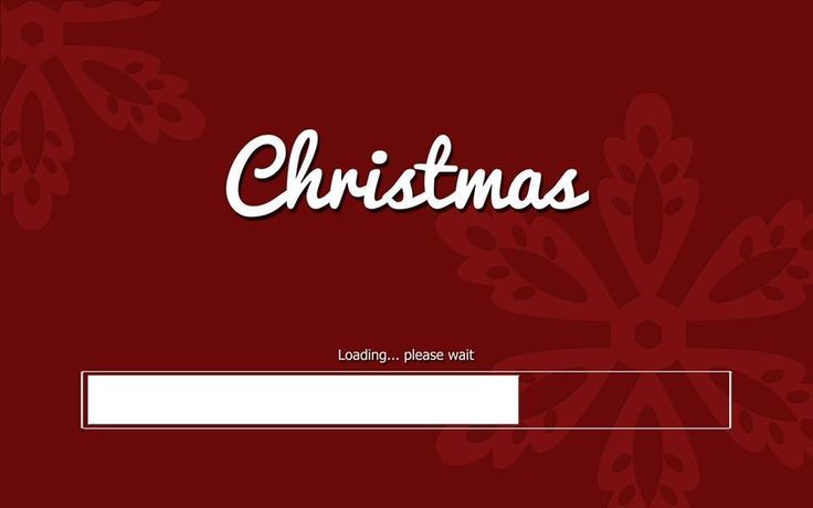 the word christmas is displayed on a red background