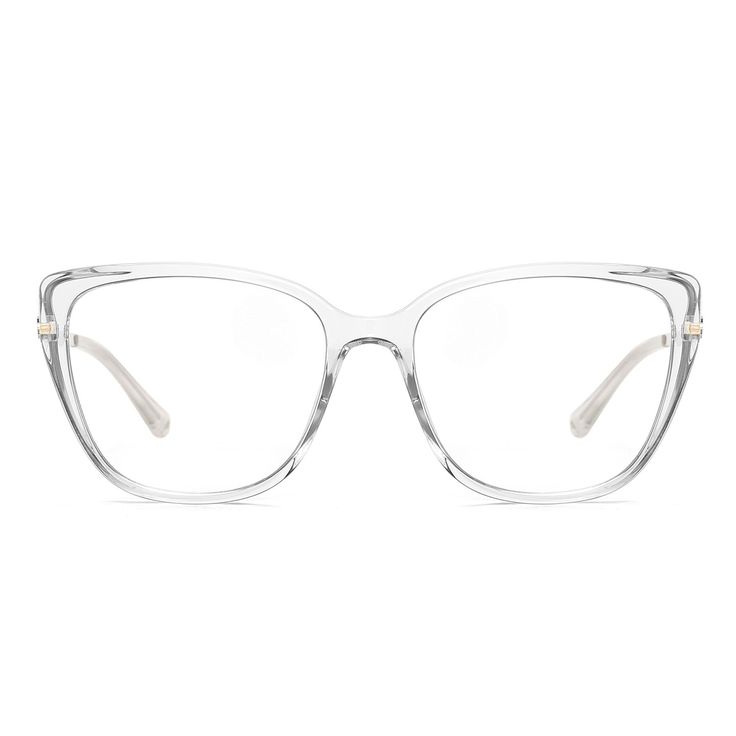 Bink | Oval/Clear/TR90 - Eyeglasses | ELKLOOK Elegant Clear Anti-reflective Sunglasses, Long Eyeliner, Dynamic Lines, Custom Glasses, Eye Round, Vision Glasses, Free Frames, Glass Frame, Glasses Sunglasses