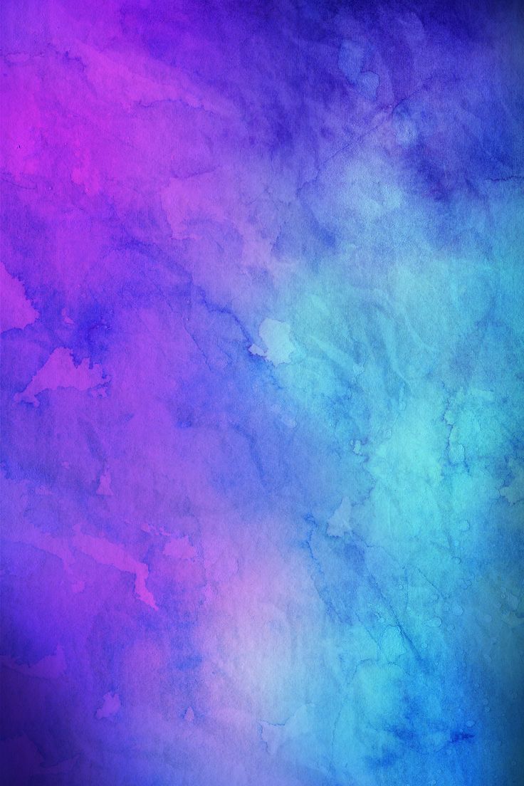 an abstract painting with blue and purple colors