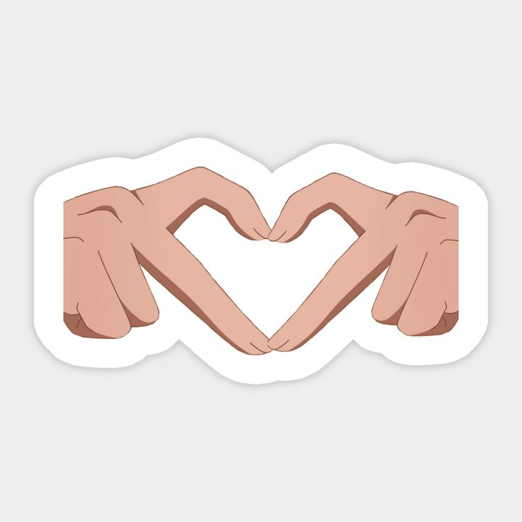 two hands making a heart shape with their fingers in the shape of a hand on top of each other