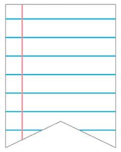 the lines are drawn on top of each other to form a rectangle shaped paper