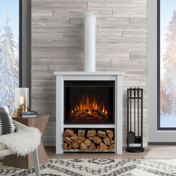 64.5 Inch Wall Mounted/Recessed Electric Fireplace Insert by Real Flam – Overstock Fireplaces Makeover, Diy Fireplaces, Contemporary Electric Fireplace, White Electric Fireplace, Media Electric Fireplace, Modern Electric Fireplace, Indoor Electric Fireplace, Fireplaces Ideas, Brick Fireplace Makeover