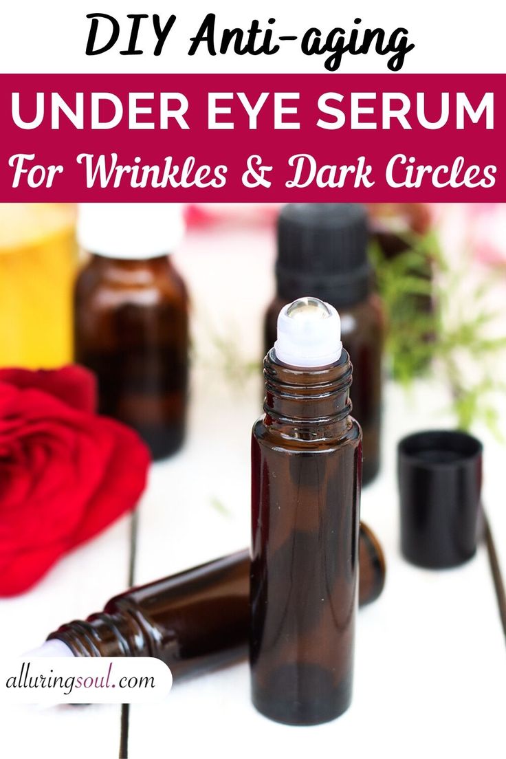 Diy Under Eye Serum, Eye Serum Essential Oils, Eye Serum Recipe, Eye Wrinkles Remedies, Under Eye Serum, Serum Recipe, Wrinkles Remedies, Home Remedies For Wrinkles, Diy Wrinkles