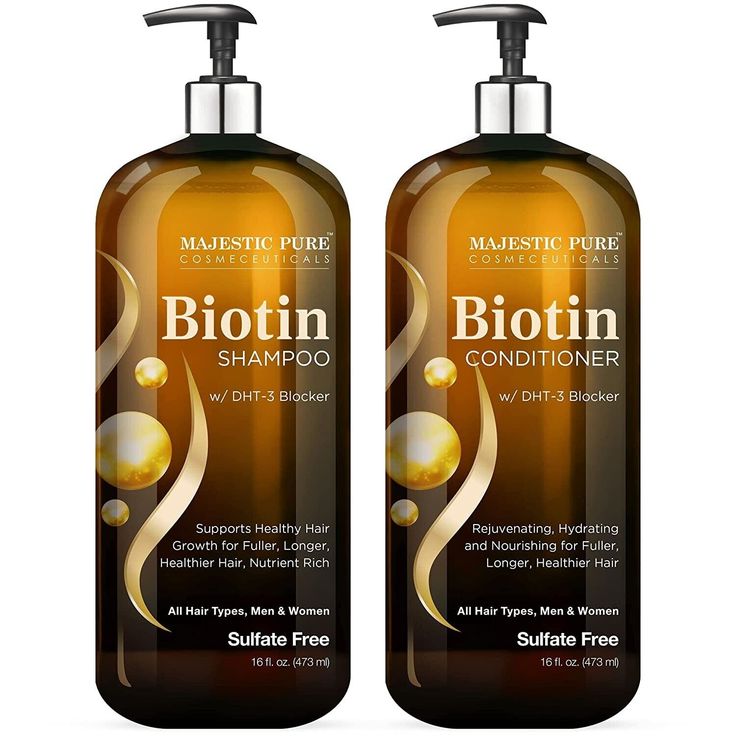 Biotin Shampoo and Conditioner Set with DHT Blocker Complex - Hydrating, Nourishing & Supporting Healthy Hair Growth, Sulfate Free, for Men & Women - 16 fl oz each Material Type: Free chemical free, Paraben free, sulfate free Item Form: Cream Hair Type: For All Hair Types Scent: Rosemary 100% Pure and Natural Our products are 100% pure and natural. This means they are free from toxins, additives, or any nasty chemicals. Completely unfiltered and undiluted for the best result Thicker, Shinier, Fuller Hair Biotin Shampoo & Conditioner together make for the best combination that helps revive shine, bring back voluminous hair and supports your hair with the nourishment to stay healthy Post Coloring Damage Control Regular use of both of these Biotin products will help in undoing the damage that Shea Butter Shampoo, Dht Blockers, Biotin Shampoo, Shampoo And Conditioner Set, Hair Growth Shampoo, Baking Soda Shampoo, Healthy Hair Growth, Sulfate Free, Shampoo Conditioner