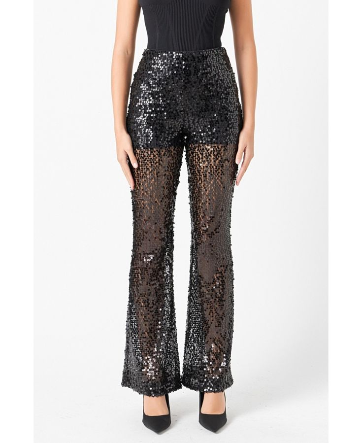 in stock Sequins Pants, Black Sequin Pants, Sequin Pant, Long Windows, Sleek Look, Pick Up, In Store, Buy Online, Sleek