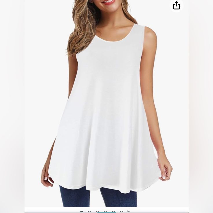 Sleeveless White Shirt White Sleeveless Summer Vest, White Casual Sleeveless Vest, Sleeveless Top For Spring, Casual Stretch Blouse With Vest, Casual White Sleeveless Top, White Casual Vest Top, Summer White Tank Vest, Casual Sleeveless Top In Solid Color, White Casual Lace Tank Top