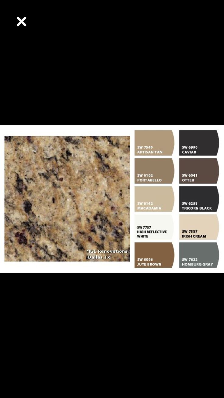 an image of a kitchen counter top with different colors and finishes on it's side