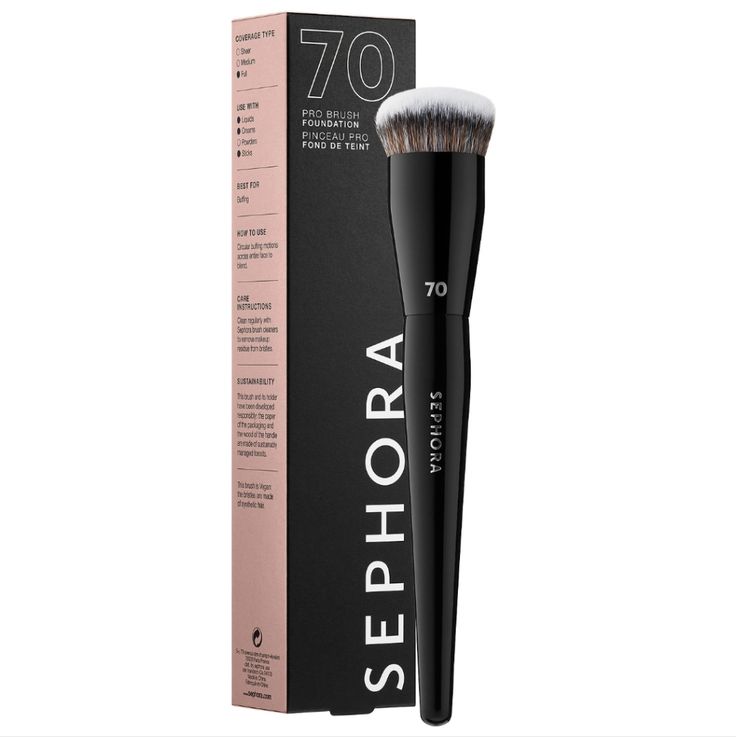 Sephora Collection Pro Foundation Brush #70 New In Box, Never Opened Or Used! Skincare Wishlist, Artistic Portraits, Makeup Sephora, Makeup Hacks Tutorials, Sephora Beauty, Dope Makeup, Green Eyeshadow, Beauty Inside, Sephora Collection