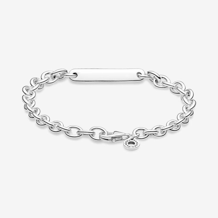 Engravable Bar Link Bracelet | Sterling silver | Pandora US Bracelet Pandora, Silver Bar, Jewellery Uk, Pandora Bracelets, Silver Bars, Engagement Jewelry, Pandora Bracelet, Dream Jewelry, Pandora Jewelry