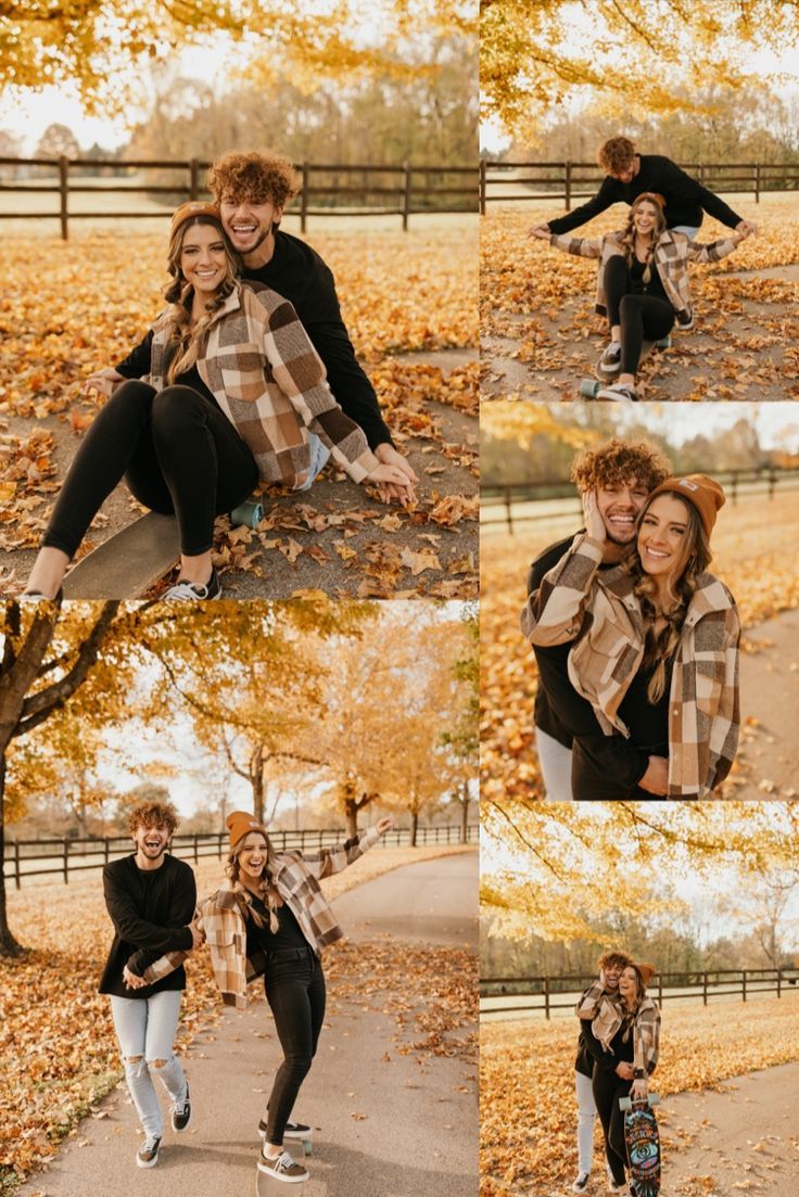 fall photoshoot autumn couples portraits Fall Pictures Ideas For Family, Fall Colors Couple Photoshoot, October Pictures Fall Couple, Fall Picture Couple Poses, Couple Photoshoot Pumpkin Patch, Fall Inspo Couple Pictures, Cute Fall Couples Outfits, Couples Picture Outfit Ideas, Couple Outfit Photoshoot Photo Ideas