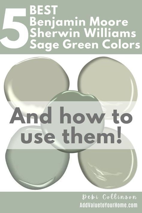 the 5 best benjamin moore sherylin williams sage green colors and how to use them