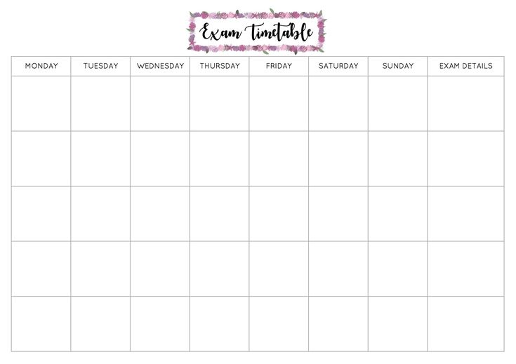 a printable calendar with the words, free to use