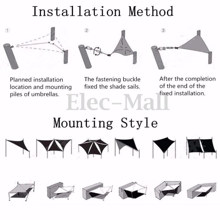 the instructions for how to make an inflatable tent with different shapes and sizes