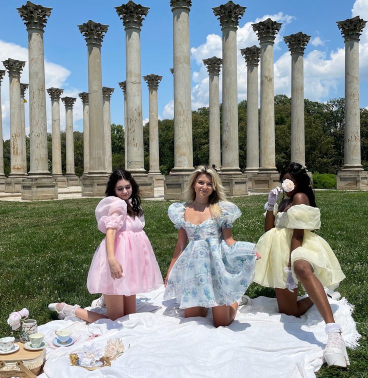 Picnic Day Outfit, Tea Party Outfit, Tea Party Attire, Dress For Your Body Type, Picnic Inspiration, Tea Party Dress, Looks Vintage, Birthday Dresses, Aesthetic Outfits