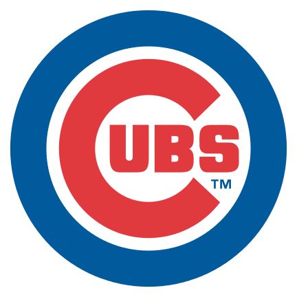 the chicago cubs logo on a white background