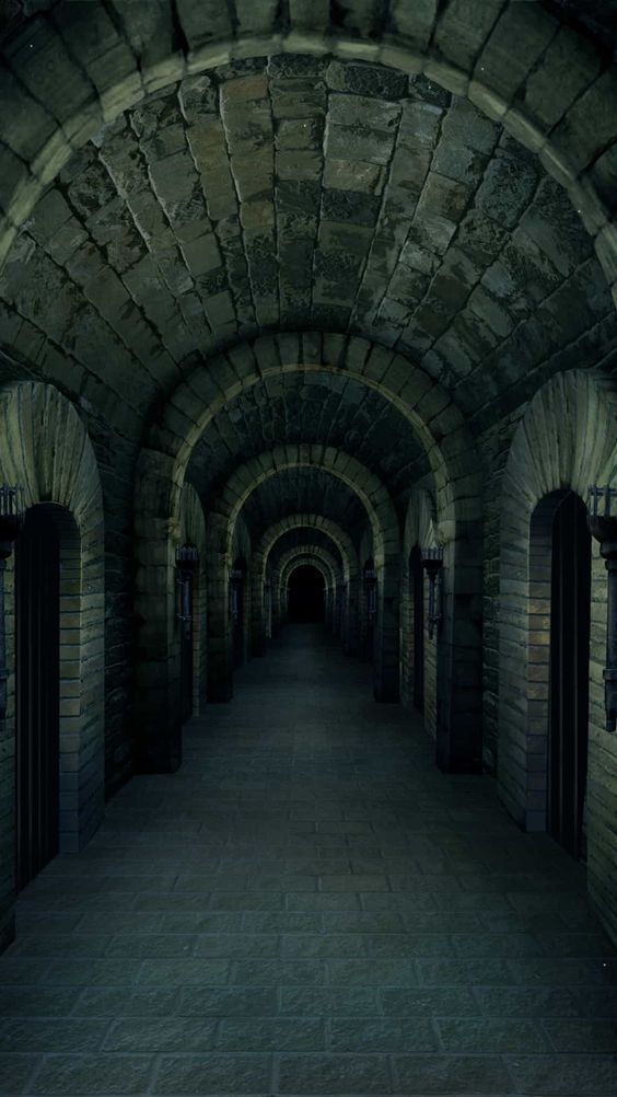 an empty dark tunnel with light at the end