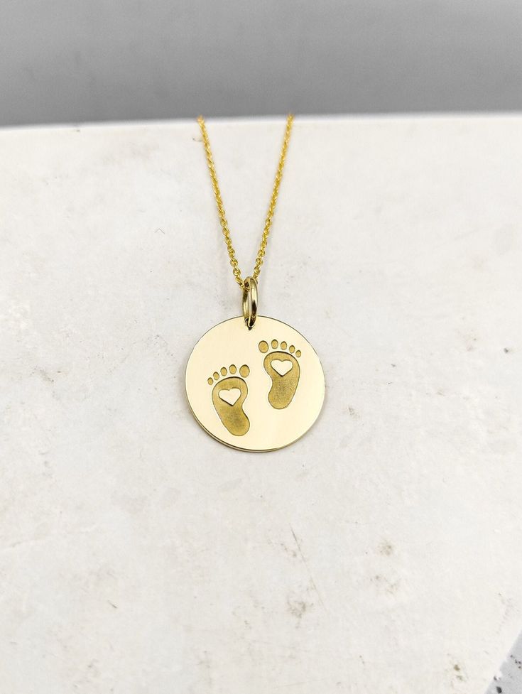 Crafted with care, our 𝟭𝟰𝗞 𝗦𝗢𝗟𝗜𝗗 𝗚𝗢𝗟𝗗 necklaces are perfect to gift. 𝗙𝗔𝗤𝘀: Q: Can I customize my pendant on the back? A: Yes, you can add a personalized message on the back of your pendant for free. Q: How long does it take to receive my customized pendant? A: Please allow 1 business days for us to create your personalized pendant before shipping. Once shipped please allow 1-5 business days (depending on your location). Q: Will my pendant tarnish? A: No, your pendant will NOT tar Handmade Yellow Gold Necklaces For Birthdays, Personalized Yellow Gold Necklace For Keepsake, Personalized Gold Charm Necklaces For Keepsake, Gold Nickel-free Name Necklace For Birthday, Customizable Gold Necklace For Keepsakes, Personalized Yellow Gold Charm Necklaces For Keepsake, Nickel Free Gold Necklace For Keepsake, Customizable Yellow Gold Necklaces For Birthday, Nickel-free Gold Necklace For Keepsake