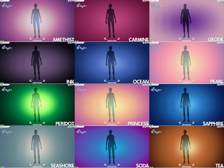 the silhouettes of people in different colors and sizes are shown with text that reads,